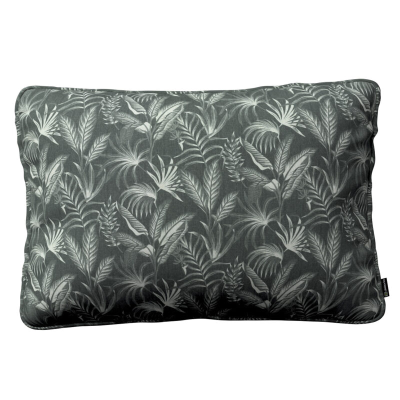 Gabika so šnúrkou, obliečka 60x40cm, listy na čiernom podklade, 60 x 40 cm, Flowers, 143-73 Gabika so šnúrkou, obliečka 60x40cm, listy na čiernom podklade, 60 x 40 cm, Flowers, 143-73