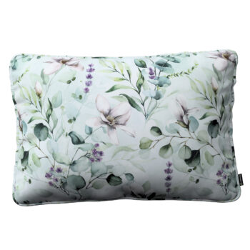 Gabika so šnúrkou, obliečka 60x40cm, magnólie na mätovom podklade, 60 x 40 cm, Flowers, 143-66