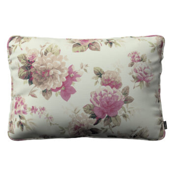 Gabika so šnúrkou, obliečka 60x40cm, ružovo-béžové ruže na krémovom podklade, 60 x 40 cm, Londres, 141-07