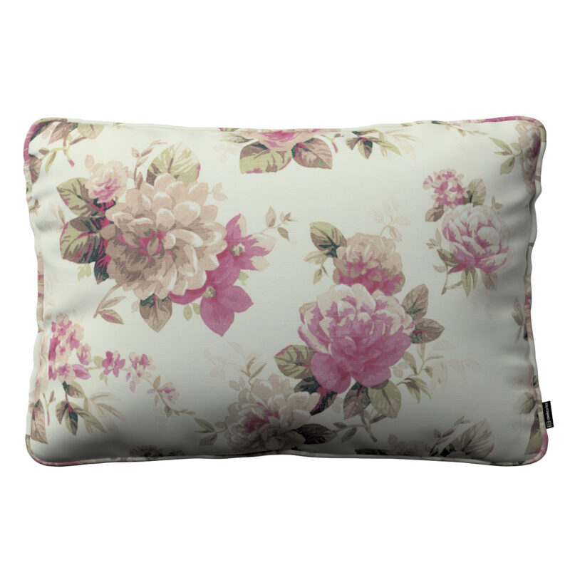 Gabika so šnúrkou, obliečka 60x40cm, ružovo-béžové ruže na krémovom podklade, 60 x 40 cm, Londres, 141-07 Gabika so šnúrkou, obliečka 60x40cm, ružovo-béžové ruže na krémovom podklade, 60 x 40 cm, Londres, 141-07