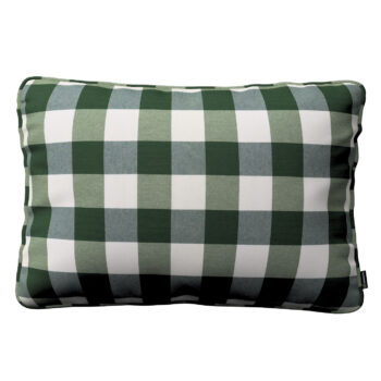 Gabika so šnúrkou, obliečka 60x40cm, zelená a biela kocka (5,5x5,5cm), 60 x 40 cm, Quadro, 144-36