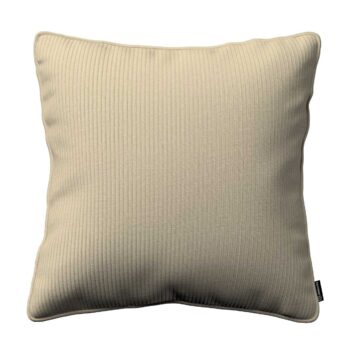 Gabika so šnúrkou, obliečka na vankúš, béžová , 45 x 45 cm, Manchester, 701-36