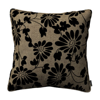 Gabika so šnúrkou, obliečka na vankúš, béžová a čierna, 60 x 60 cm, Living 2, 162-11