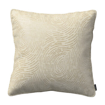 Gabika so šnúrkou, obliečka na vankúš, béžová a zlatá, 60 x 60 cm, Living 2, 162-07