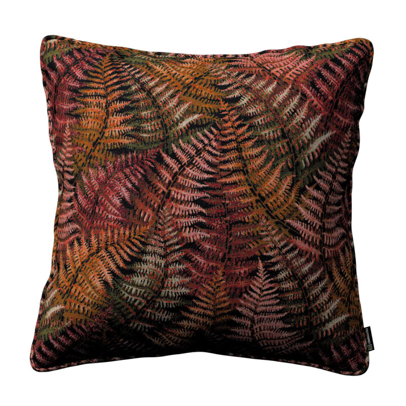 Gabika so šnúrkou, obliečka na vankúš, bordová a zlatý list, 60 x 60 cm, Intenso Premium, 144-19 Gabika so šnúrkou, obliečka na vankúš, bordová a zlatý list, 60 x 60 cm, Intenso Premium, 144-19