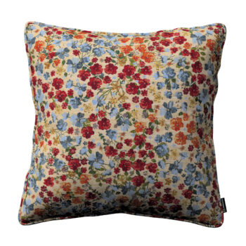 Gabika so šnúrkou, obliečka na vankúš, červeno-modrá, 60 x 60 cm, Intenso Premium, 144-30