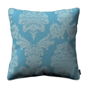 Gabika so šnúrkou, obliečka na vankúš, modrá, 45 x 45 cm, Damasco, 613-67