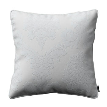 Gabika so šnúrkou, obliečka na vankúš, sivá, 60 x 60 cm, Damasco, 613-81