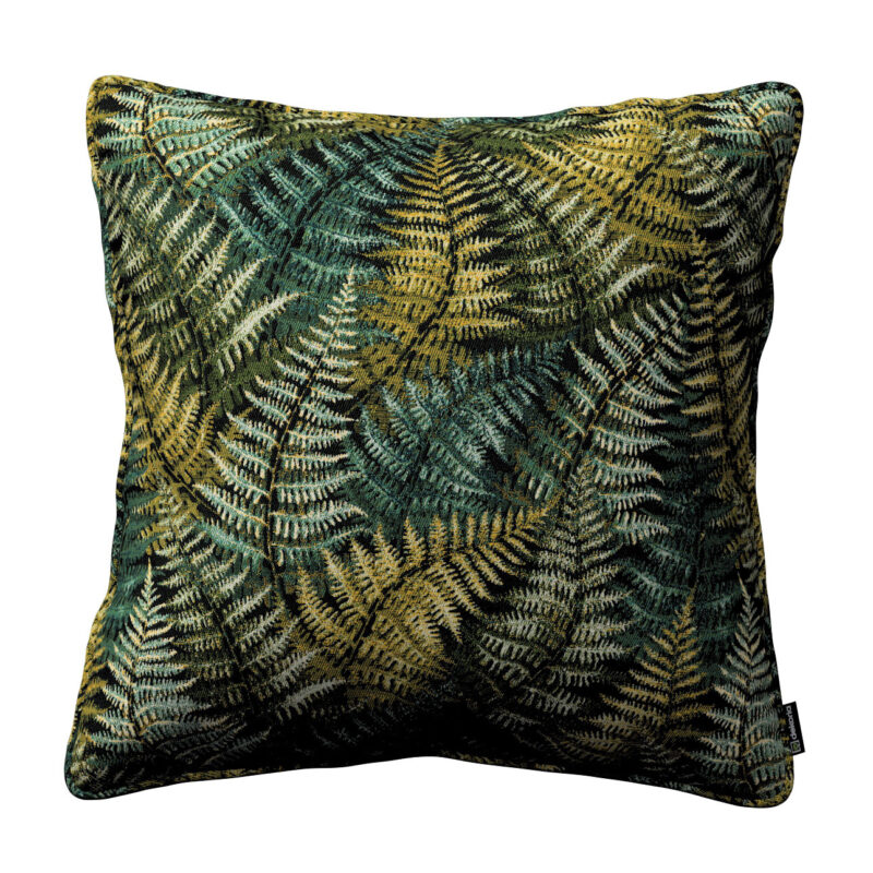 Gabika so šnúrkou, obliečka na vankúš, zelené listy, 60 x 60 cm, Intenso Premium, 144-18 Gabika so šnúrkou, obliečka na vankúš, zelené listy, 60 x 60 cm, Intenso Premium, 144-18