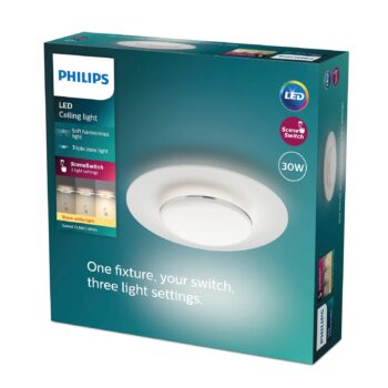 Garnet LED stropné svietidlo SceneSwitch 40cm biele