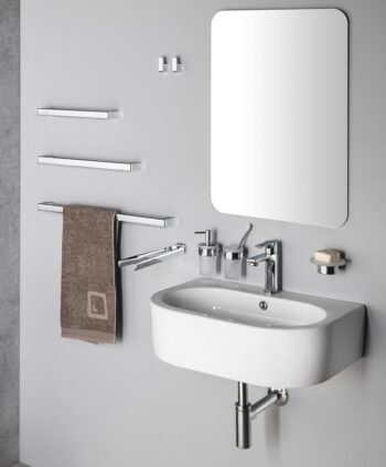 Gedy - PIRENEI držiak uterákov 800, chróm PI218013
