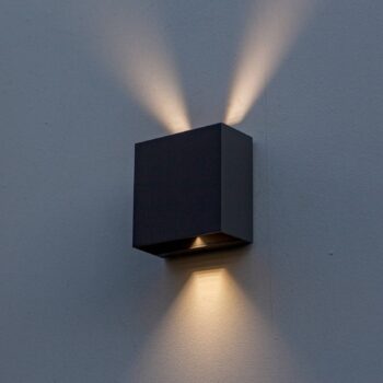 Gemini Beams IP54 up/down hranaté 4 000 K antracit