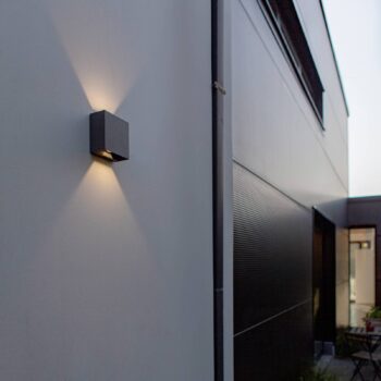 Gemini Beams IP54 up/down hranaté 4 000 K antracit