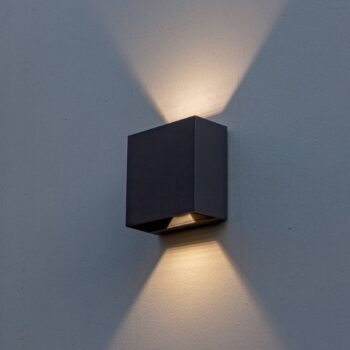 Gemini Beams IP54 up/down hranaté 4 000 K antracit