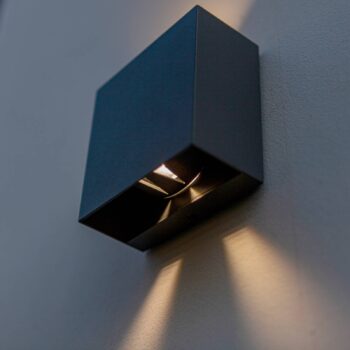 Gemini Beams IP54 up/down hranaté 4 000 K antracit