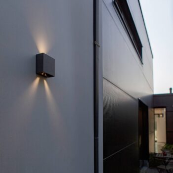 Gemini Beams IP54 up/down hranaté 4 000 K antracit