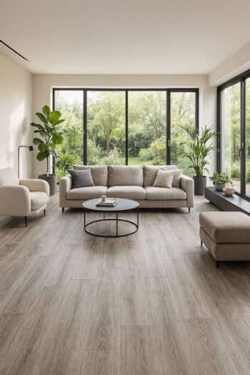 Gerflor, PVC podlaha - lino AladinTex 1727 Noma, na mieru, šíře 4m, šedá, bez podkladu, detská izba
