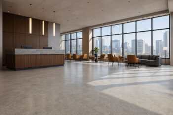 Gerflor, PVC podlaha - lino AladinTex Ultra 2152, na mieru, šíře 4m, šedá, filc, chodba / predsieň