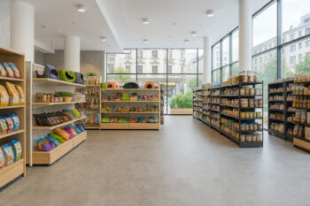 Gerflor, PVC podlaha - lino AladinTex Ultra 2152, na mieru, šíře 4m, šedá, filc, chodba / predsieň