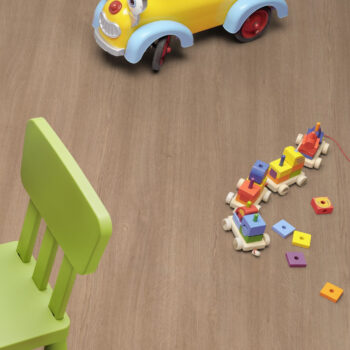 Gerflor, PVC podlaha - lino AladinTex Ultra 2243, na mieru, šíře 4m, hnedá, filc, chodba / predsieň