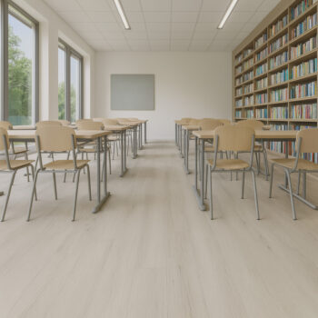 Gerflor, PVC podlaha - lino AladinTex Ultra 2244, na mieru, šíře 4m, šedá, filc, chodba / predsieň