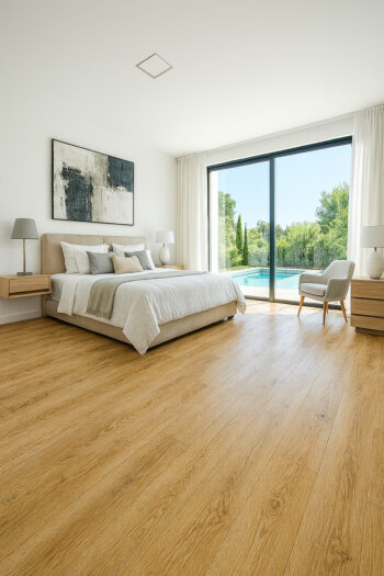 Gerflor, PVC podlaha - lino AladinTex Ultra 2245, na mieru, šíře 4m, béžová, filc, chodba / predsieň