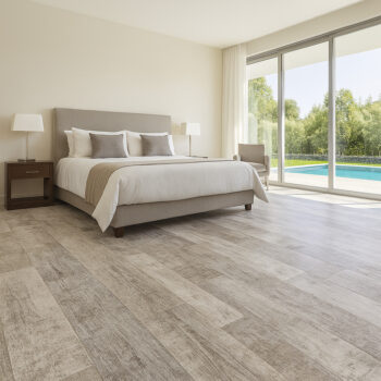 Gerflor, PVC podlaha - lino AladinTex Ultra 2247, na mieru, šíře 4m, šedá, filc, chodba / predsieň