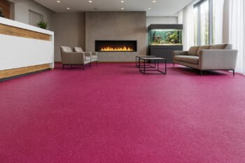 Gerflor, PVC podlaha - lino AladinTex Ultra 2252, na mieru, šíře 4m, fialová, filc, chodba / predsieň