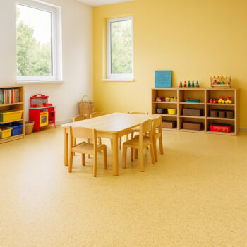 Gerflor, PVC podlaha - lino Flexar Nerok 0621 Pixel Vanilla, na mieru, šíře 2m,4m, žltá, bez podkladu, chodba / predsieň