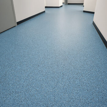 Gerflor, PVC podlaha - lino Flexar Nerok 2182 Pixel Ocean, na mieru, šíře 2m,4m, modrá, bez podkladu, chodba / predsieň