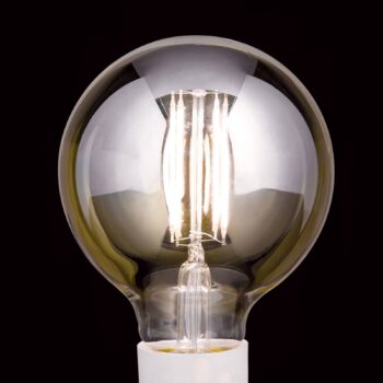 Globe LED E27 G95 6 W jantár 2 200 K stmievateľná