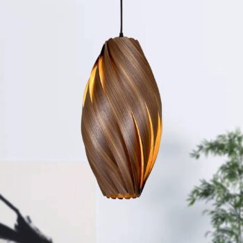 Gofurnit Ardere závesná lampa, orech, výška 50 cm