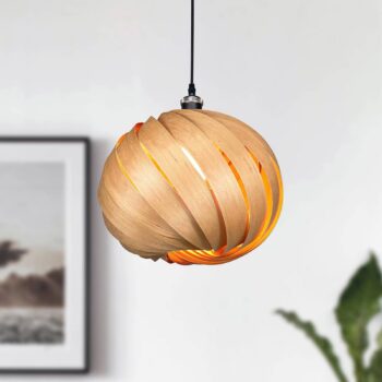 Gofurnit Mela závesná lampa, čerešňa, Ø 35 cm