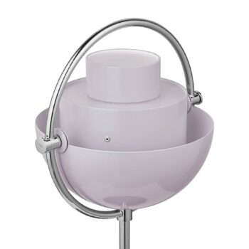 Gubi Stolová lampa Multi-Lite, chróm/fialová, výška 30 cm