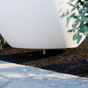 Guľové svietidlo Cumulus L pre záhradu, Ø 60 cm