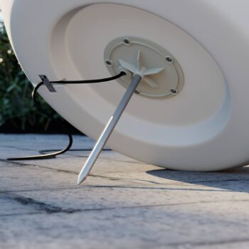 Guľové svietidlo Cumulus L pre záhradu, Ø 60 cm