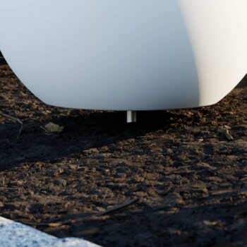 Guľové svietidlo Cumulus S pre záhradu, Ø 30 cm