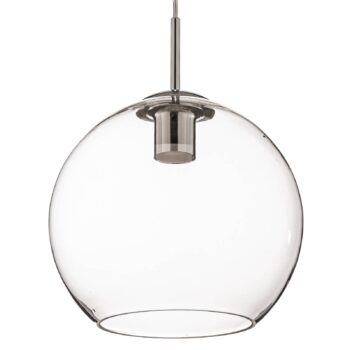 Guľovitá sklenená závesná lampa Balls 25 cm číra