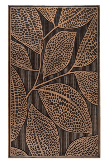 Gumová rohož - listy 45x75 cm