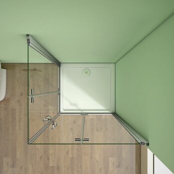 H K - Obdĺžnikový sprchovací kút MELODY R908, 90x80 cm sa zalamovacím dverami vrátane sprchovej vaničky z liateho mramoru SE-MELODYR908 / SE-ROCKY-9080