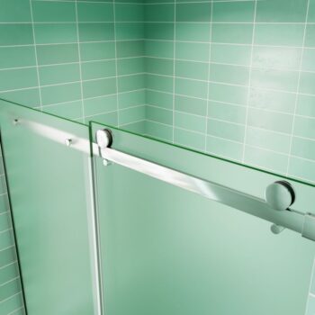H K - Posuvné sprchové dvere DIAMOND FROST 156-160x195cm, ľavý variant SE-DIAMONDFROSTL160SET