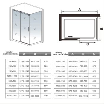 H K - Sprchovací kút DIAMOND 120x80 cm L / P variant vrátane sprchovej vaničky z liateho mramoru SE-DIAMOND12080 / SE-ROCKY-12080