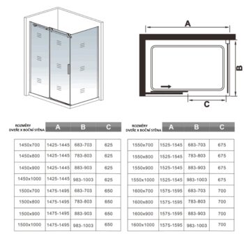 H K - Sprchovací kút DIAMOND 120x80 cm L / P variant vrátane sprchovej vaničky z liateho mramoru SE-DIAMOND12080 / SE-ROCKY-12080