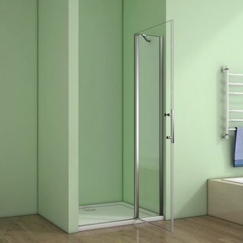 H K - Sprchové dvere MELODY B5 80 jednokrídlové s pevnou stenou 79-82 x 195 cm SE- MELODYB580SET