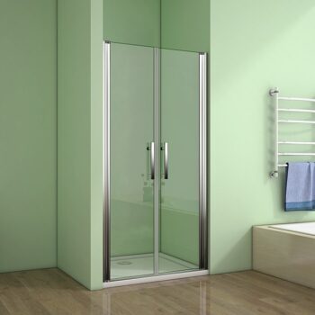 H K - Sprchové dvere MELODY D2 140 dvojkrídlové 136-140 x 195, číre sklo SE- MELODYD2140