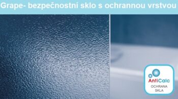 H K - Sprchové dvere MELODY D2 90 dvojkrídlové 86-90 x 195 SE- MELODYD290-306