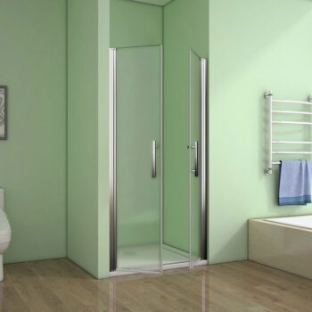 H K - Sprchové dvere SAFE D2 100 FROST dvojkrídlové 96-100 x 195 cm SE-SAFED2100FROST