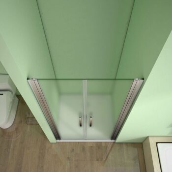 H K - Sprchové dvere SAFE D2 100 FROST dvojkrídlové 96-100 x 195 cm SE-SAFED2100FROST
