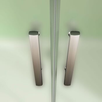 H K - Sprchové dvere SAFE D2 90 FROST dvojkrídlové 86-90 x 195 cm SE-SAFED290FROST