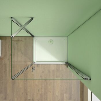 H K - Štvorcový sprchovací kút MELODY A1 90 cm s jednokrídlovými dverami vrátane sprchovej vaničky z liateho mramoru SE-MELODYA190 / SE-ROCKY-90sq